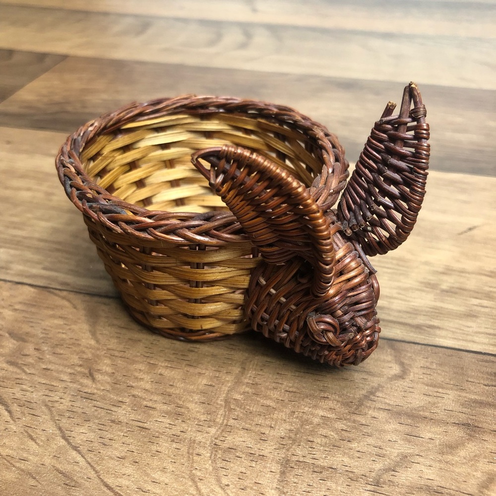 Vintage Rabbit Basket